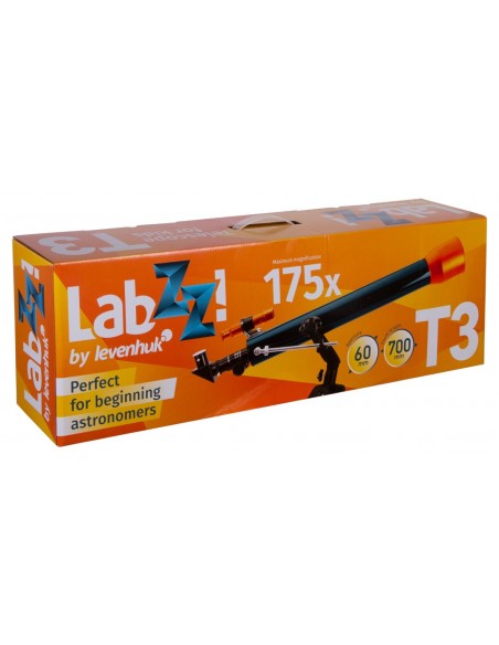 Telescop pentru copii Levenhuk 60/700 LabZZ T3 pe montura AZ