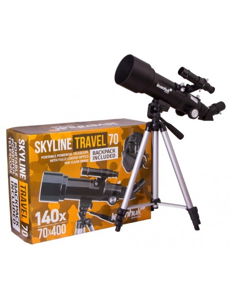 Telescop Levenhuk Skyline Travel pe montura AZ, 70/400