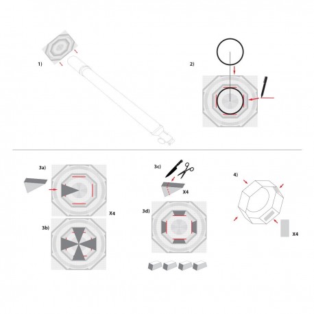 Filtru solar Explore Scientific Sun Catcher pentru telescoape de 60-80mm