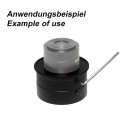 Adaptor de reductie de la 2" la 1,25'' cu filet T2, 1mm lungime