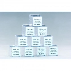 Lamele de acoperire Lamela de acoperire, VPE 100 buc., 18x18 mm VPE 100 buc., 18x18 mm