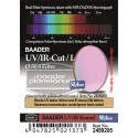 Filtru UV/IR cut Baader 50,4mm rotund (3 mm grosime)