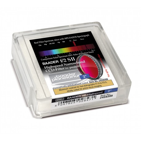 Filtru S II bandă îngustă 8nm CCD Baader 2" - Dezactivat