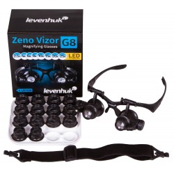Lupa Levenhuk Zeno Vizor G8 2.5/4/6/8/10/15/20/25x 2
