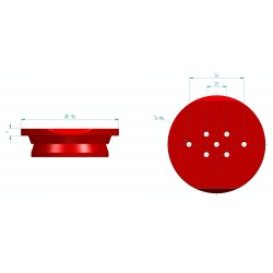 Placa adaptoare PrimaLuceLab pentru EQ6, Atlas EQ-G, AZ-EQ6, Atlas Pro AZ/EQ6-G PLUS 2