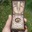 Busola si cadran solar diptic Wind Rose