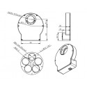 Roată motorizata ZWO pentru filtre 5x1.25" sau 5x31 mm