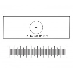 Lama calibrată pentru măsurători cu precizie de 0,01mm