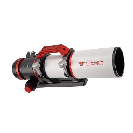 Telescop TS-Optics 70/350 Quadruplet Flatfield Apo cu trei elemente FPL53, OTA