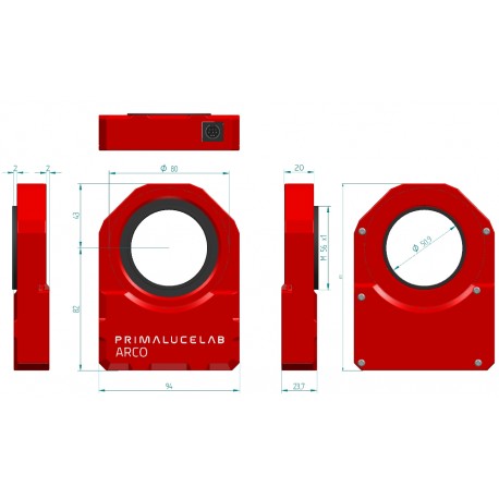 Rotator motorizat PrimaLuceLab ARCO 2"