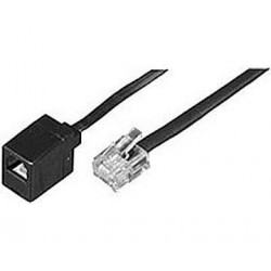 Cablu extensie TS-Optics 2 m RJ10 pentru motor de focalizare Skywatcher, Orion si TS-Optics Steeltrack