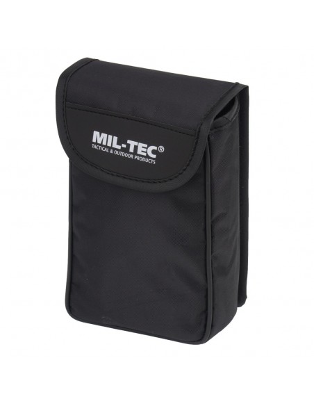 Binoclu Mil-Tec 10x42, negru, cu husa
