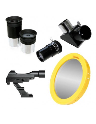 Telescop BRESSER Arcturus 60/700 AZ  cu adaptor smartphone si filtru solar