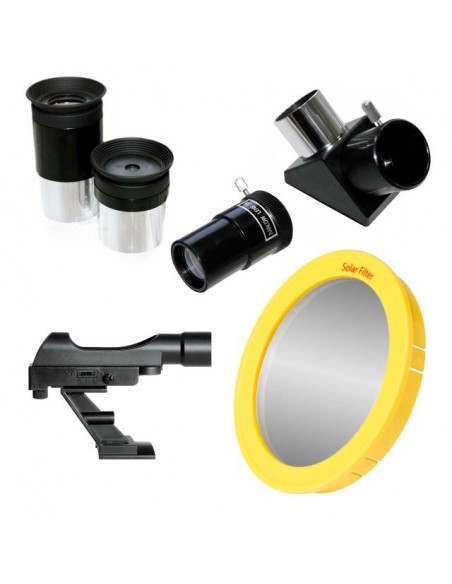 Telescop BRESSER Arcturus 60/700 AZ  cu adaptor smartphone si filtru solar