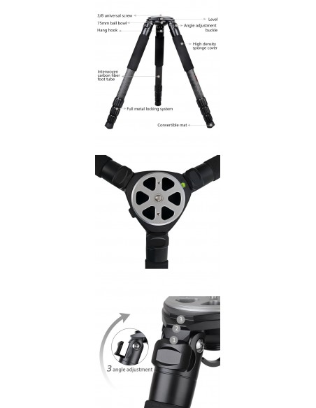 Trepied din carbon Ibis Monolith