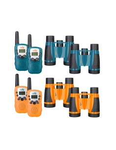 Set binoclu si Walkie Talkie Levenhuk LabZZ WTT10, orange 2