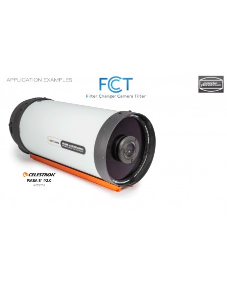 Suport filtre Baader FCCT II pentru RASA 8" – potrivit pentru camere QHY de Ø 90 mm (de ex. QHY 268 / 294)