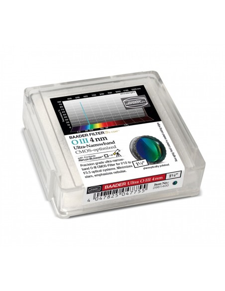 Filtru O III Baader Ultra Narrowband (4 nm) 1.25" – optimizat pentru CMOS