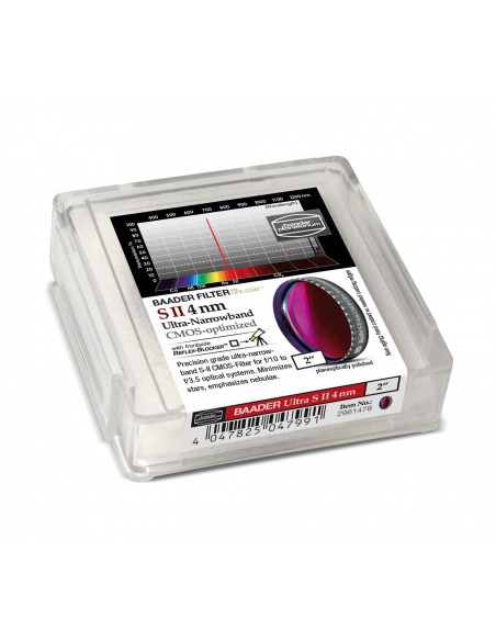 Filtru Ultra-Narrowband SII (4nm) Baader 2" - optimizat pentru CMOS