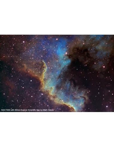 Telescop EXPLORE SCIENTIFIC ED APO 80/480 FCD-1 Alu cu focalizator 2" R&P, OTA