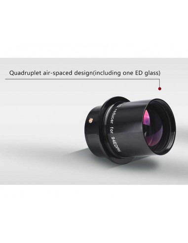 Telescop refractor TS Optics 94EDPH - Apo Flatfield cu 7 elemente cu diametru de 94/414, OTA