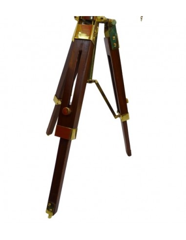 Telescop din alama pe trepied din lemn Tel - 0188