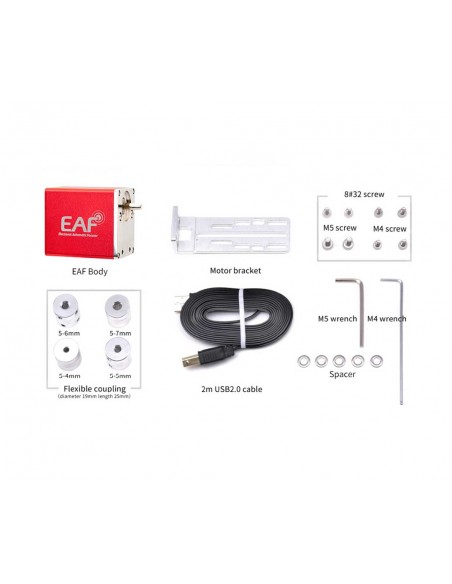 Focuser electronic automat ZWO EAF cu alimentare USB de 5 V + controler manual si senzor