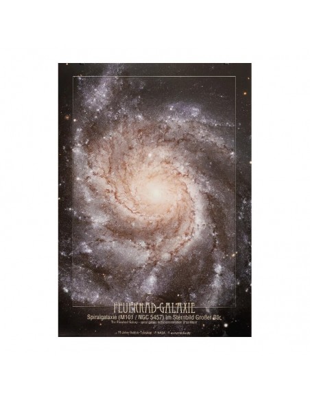 Poster Astromedia M101 Pinwheel Galaxy