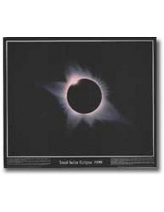 Poster eclipsa totala de Soare 1999, semnat