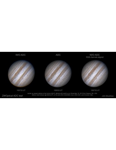 Corector dispersie atmosferica ZWO ADC Mark II - conexiune T2 si 1,25"
