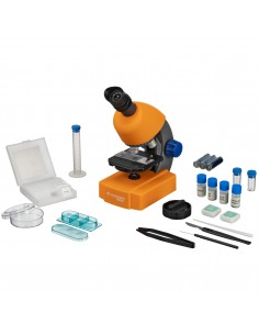 Microscop BRESSER Junior 40x-640x cu accesorii si cutie 2