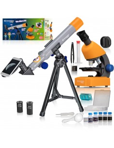 Set BRESSER Junior Microscop si Telescop 40/400