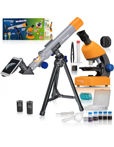 Set BRESSER Junior Microscop si Telescop 40/400