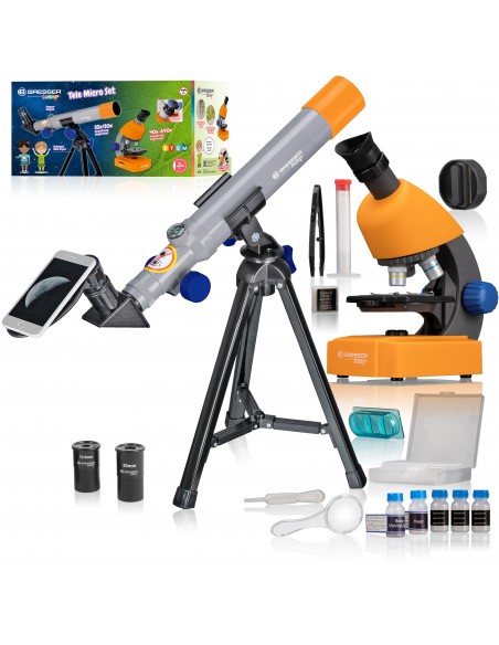 Set BRESSER Junior Microscop si Telescop 40/400