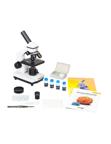Microscop Levenhuk Rainbow 2L PLUS Moonstone