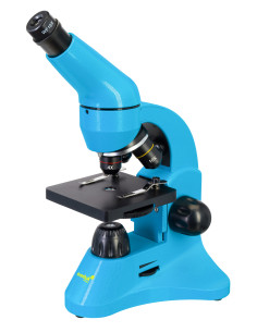 Microscop Levenhuk Rainbow 50L PLUS Azure