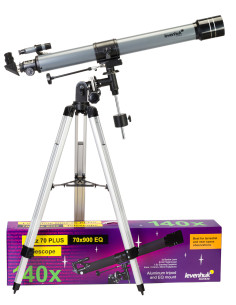 Telescop Levenhuk Blitz 70 PLUS, pe montura EQ, 70/900 2