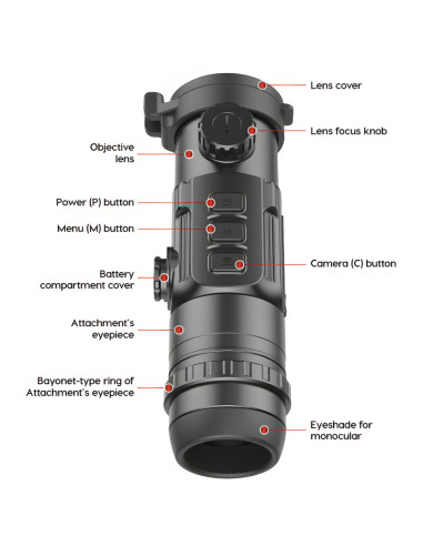 Camera termoviziune InfiRay Clip CH50w Set