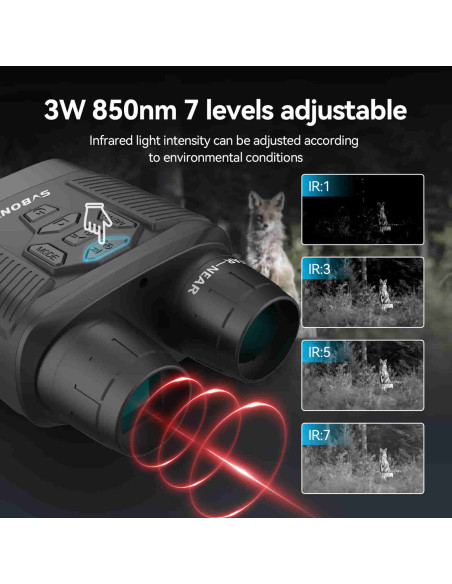 Aparat Night Vision Svbony SA206 4K Digital, negru