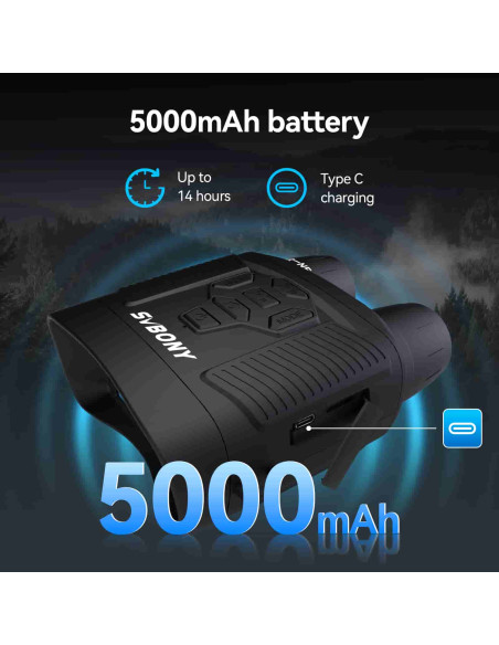 Aparat Night Vision Svbony SA206 4K Digital, negru