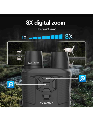 Aparat Night Vision Svbony SA206 4K Digital, negru