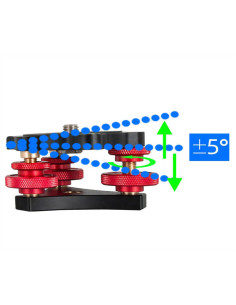 Platforma reglabila TS-Optics pentru trepiede foto si ZWO Seestar S50 2