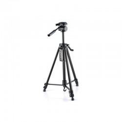 Trepied Omegon din aluminiu cu cap cu inclinare, negru