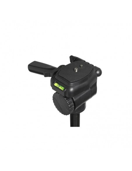 Trepied Omegon din aluminiu cu cap cu inclinare, negru