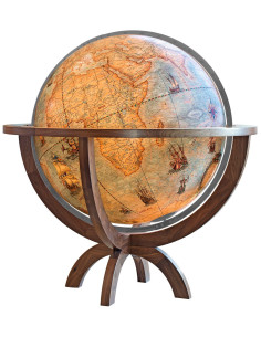 Glob Columbus IMPERIAL Eminence 100cm cu suport de lemn