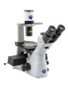 Microscop inversat Optika IM-3LD2, Plan IOS LWD PH, LED-FLUO, 400x, trinocular, B&G set filtre