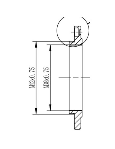 Adaptor Omegon veTEC / ATR3 de 12,5 mm
