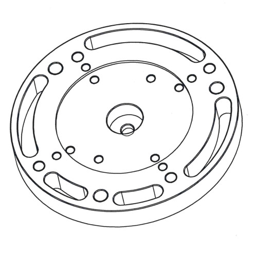 Adaptor de montare iOptron pentru coloana Omegon Pro