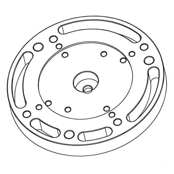 Adaptor de montare iOptron pentru coloana Omegon Pro