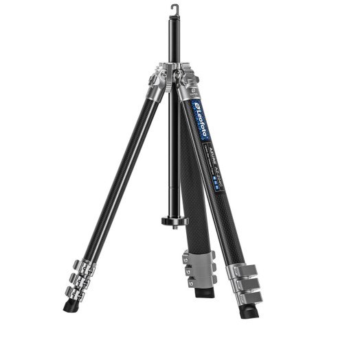 Trepied Leofoto carbon AZ-204C+LH-25R Azure Half Silver